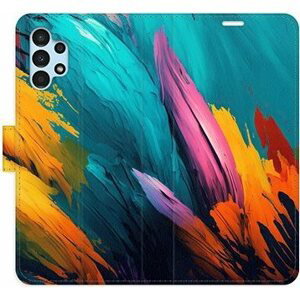 iSaprio flip puzdro Orange Paint 02 pre Samsung Galaxy A13/A13 5G