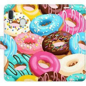 iSaprio flip pouzdro Donuts Pattern 02 pro Samsung Galaxy A20e