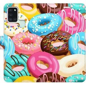 iSaprio flip pouzdro Donuts Pattern 02 pro Samsung Galaxy A21s