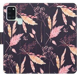 iSaprio flip pouzdro Ornamental Flowers 02 pro Samsung Galaxy A21s