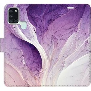 iSaprio flip pouzdro Purple Paint pro Samsung Galaxy A21s