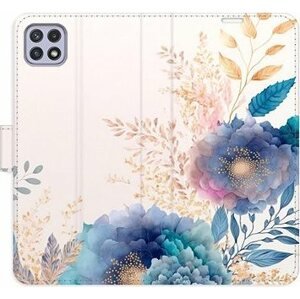 iSaprio flip puzdro Ornamental Flowers 03 pre Samsung Galaxy A22 5G