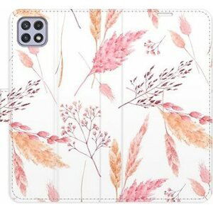 iSaprio flip pouzdro Ornamental Flowers pro Samsung Galaxy A22 5G