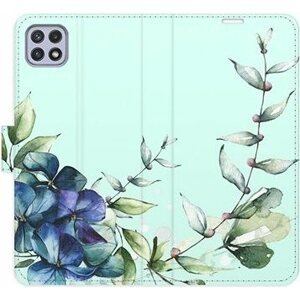 iSaprio flip puzdro Blue Flowers pre Samsung Galaxy A22 5G