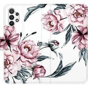 iSaprio flip pouzdro Pink Flowers pro Samsung Galaxy A32