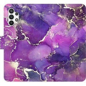 iSaprio flip puzdro Purple Marble pre Samsung Galaxy A32