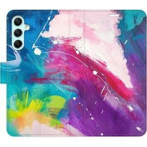 iSaprio flip puzdro Abstract Paint 05 pre Samsung Galaxy A34 5G