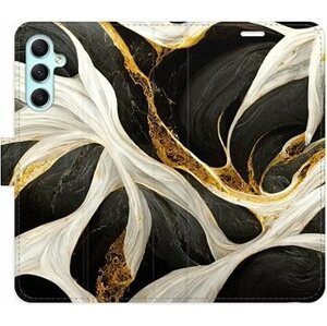 iSaprio flip puzdro BlackGold Marble na Samsung Galaxy A34 5G