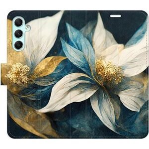 iSaprio flip puzdro Gold Flowers na Samsung Galaxy A34 5G