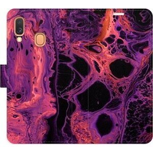 iSaprio flip puzdro Abstract Dark 02 pre Samsung Galaxy A40