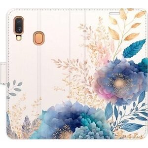 iSaprio flip puzdro Ornamental Flowers 03 pre Samsung Galaxy A40