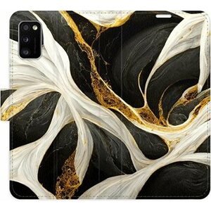 iSaprio flip pouzdro BlackGold Marble pro Samsung Galaxy A41