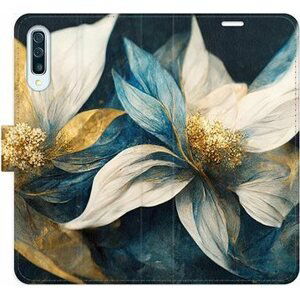 iSaprio flip puzdro Gold Flowers pre Samsung Galaxy A50