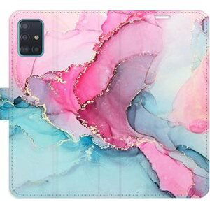 iSaprio flip puzdro PinkBlue Marble pre Samsung Galaxy A51