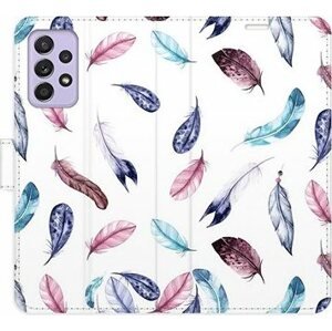 iSaprio flip pouzdro Colorful Feathers pro Samsung Galaxy A52 / A52 5G / A52s