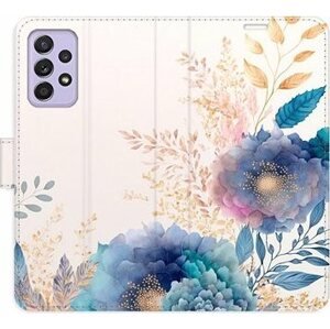 iSaprio flip puzdro Ornamental Flowers 03 pre Samsung Galaxy A52/A52 5G/A52s