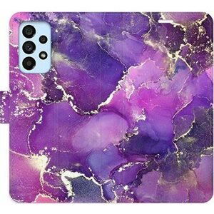 iSaprio flip puzdro Purple Marble pre Samsung Galaxy A53 5G