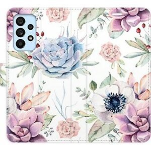 iSaprio flip puzdro Succulents Pattern na Samsung Galaxy A53 5G