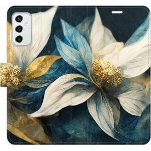 iSaprio flip puzdro Gold Flowers pre Samsung Galaxy M52 5G