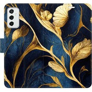 iSaprio flip pouzdro GoldBlue pro Samsung Galaxy M52 5G