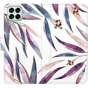 iSaprio flip pouzdro Ornamental Leaves pro Samsung Galaxy M53 5G