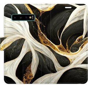 iSaprio flip puzdro BlackGold Marble na Samsung Galaxy S10