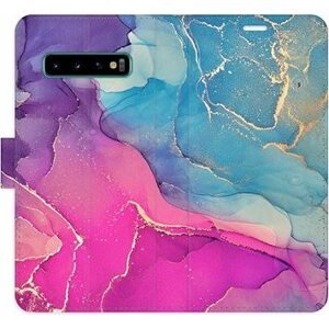 iSaprio flip pouzdro Colour Marble 02 pro Samsung Galaxy S10