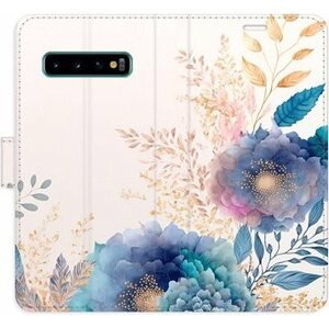 iSaprio flip puzdro Ornamental Flowers 03 na Samsung Galaxy S10