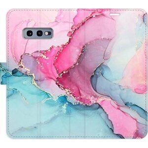 iSaprio flip puzdro PinkBlue Marble pre Samsung Galaxy S10e