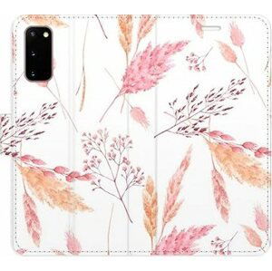 iSaprio flip pouzdro Ornamental Flowers pro Samsung Galaxy S20