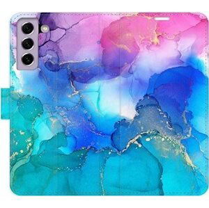 iSaprio flip puzdro BluePink Paint pre Samsung Galaxy S21 FE 5G