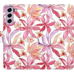 iSaprio flip puzdro Flower Pattern 10 pre Samsung Galaxy S21 FE 5G