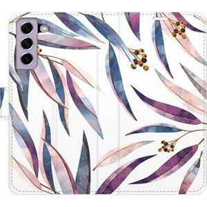 iSaprio flip puzdro Ornamental Leaves na Samsung Galaxy S21 FE 5G