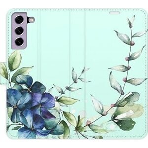 iSaprio flip puzdro Blue Flowers pre Samsung Galaxy S21 FE 5G