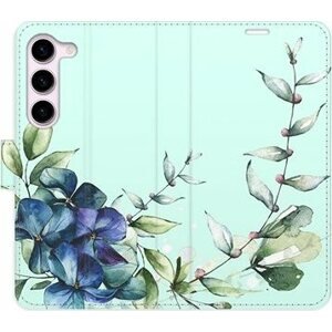 iSaprio flip puzdro Blue Flowers na Samsung Galaxy S23 5G