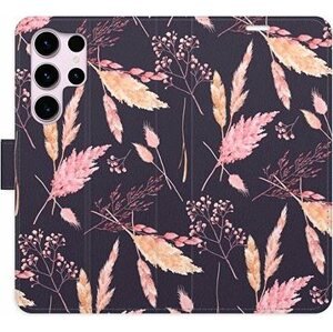 iSaprio flip puzdro Ornamental Flowers 02 pre Samsung Galaxy S23 Ultra