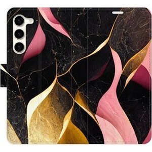 iSaprio flip puzdro Gold Pink Marble 02 pre Samsung Galaxy S23+ 5G