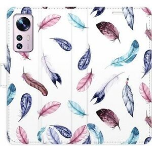 iSaprio flip puzdro Colorful Feathers na Xiaomi 12/12X