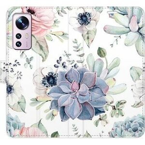 iSaprio flip pouzdro Succulents pro Xiaomi 12 / 12X