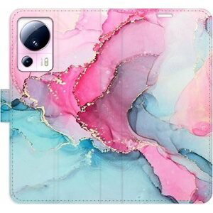 iSaprio flip pouzdro PinkBlue Marble pro Xiaomi 13 Lite