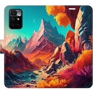 iSaprio flip pouzdro Colorful Mountains pro Xiaomi Redmi 10