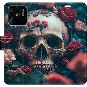 iSaprio flip puzdro Skull in Roses 02 na Xiaomi Redmi 10C