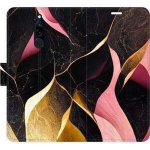 iSaprio flip puzdro Gold Pink Marble 02 na Xiaomi Redmi 8