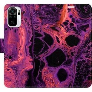 iSaprio flip puzdro Abstract Dark 02 na Xiaomi Redmi Note 10/Note 10S