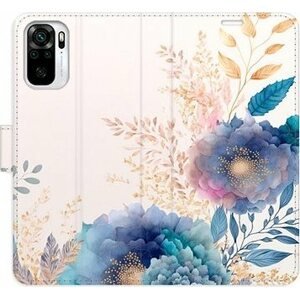 iSaprio flip puzdro Ornamental Flowers 03 pre Xiaomi Redmi Note 10/Note 10S