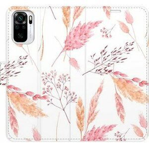 iSaprio flip pouzdro Ornamental Flowers pro Xiaomi Redmi Note 10 / Note 10S