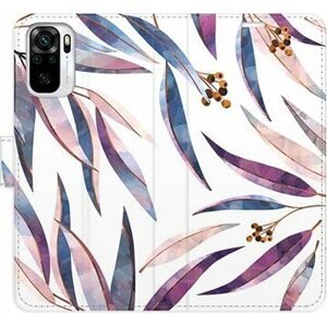 iSaprio flip puzdro Ornamental Leaves na Xiaomi Redmi Note 10/Note 10S