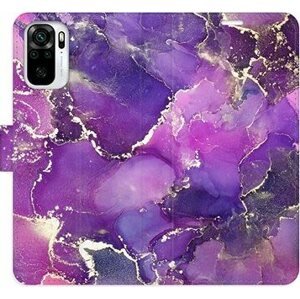 iSaprio flip puzdro Purple Marble na Xiaomi Redmi Note 10/Note 10S