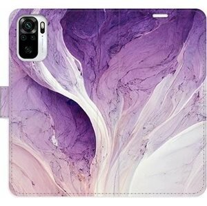 iSaprio flip puzdro Purple Paint na Xiaomi Redmi Note 10/Note 10S