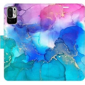 iSaprio flip puzdro BluePink Paint pre Xiaomi Redmi Note 10 5G